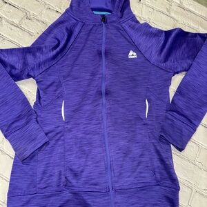 Reebok Purple Zip-Up Jacket